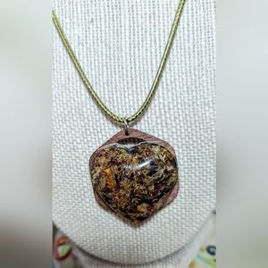 Gypsy herb pendant necklace